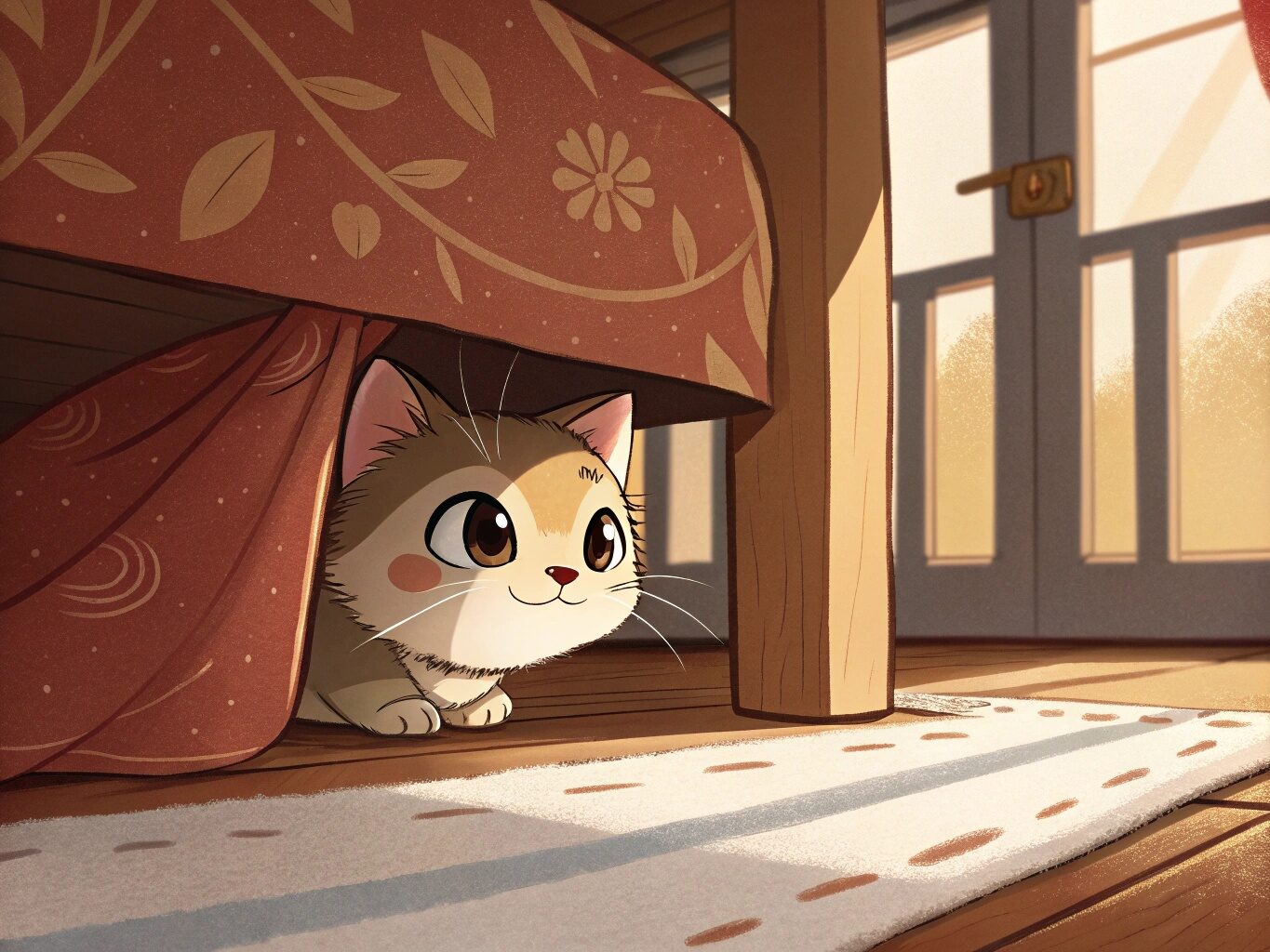 猫のかくれんぼ