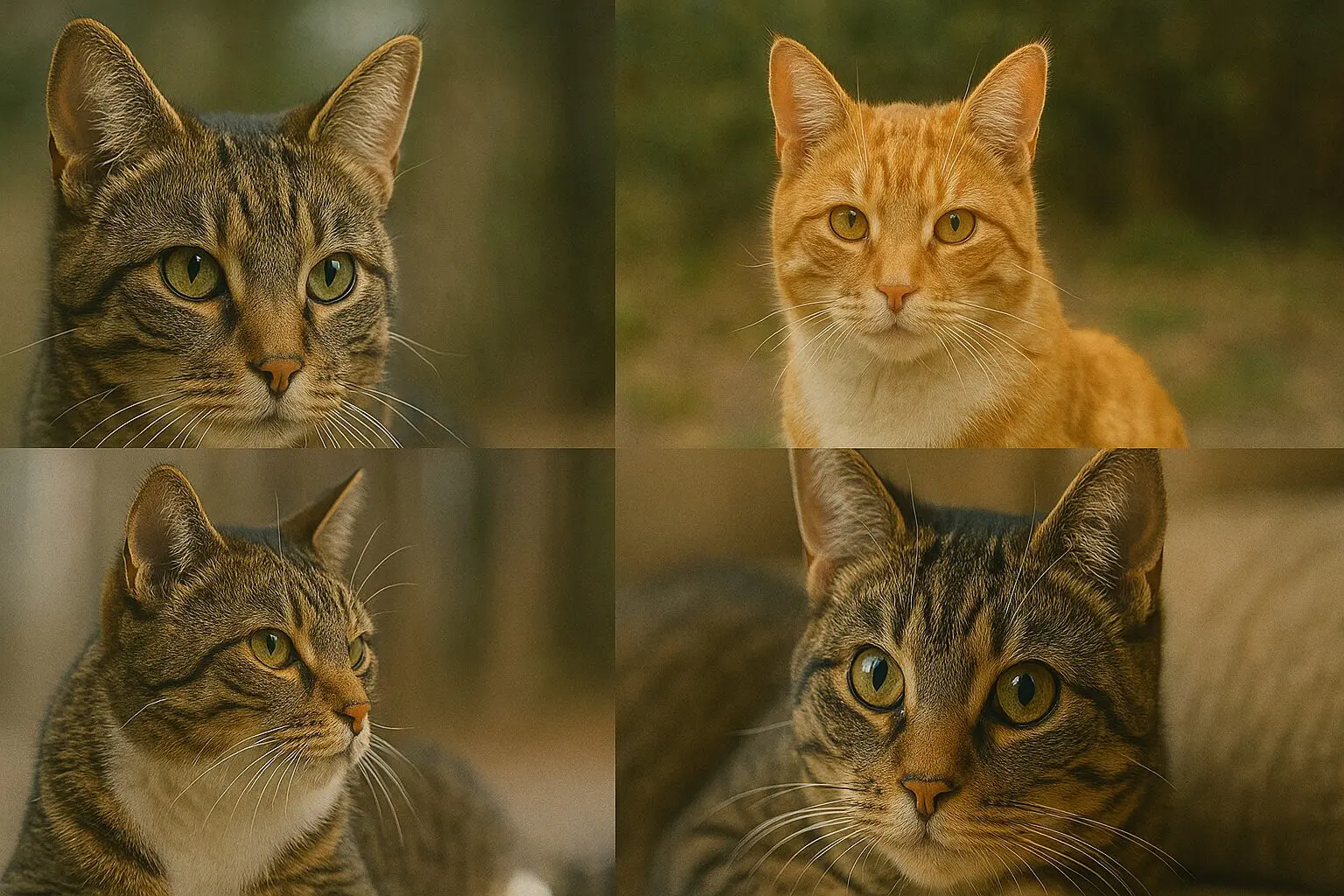 窓際の自然光で撮影された猫の美しいポートレート