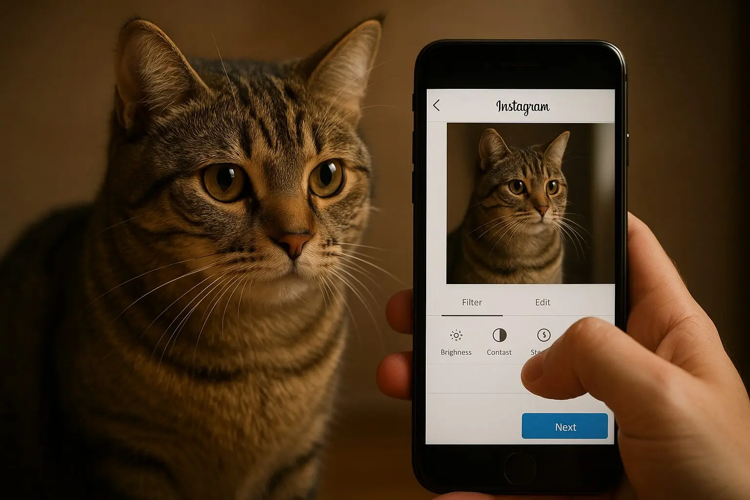 編集完了後に「次へ」ボタンを押す場面