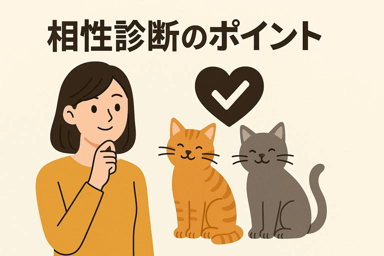 相性診断のポイントを示す画像